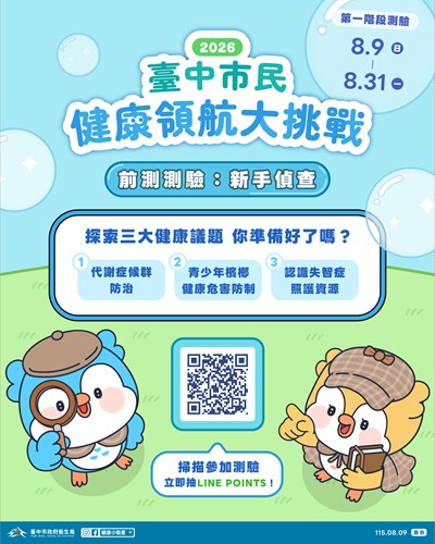 臺中市民健康領航大挑戰
